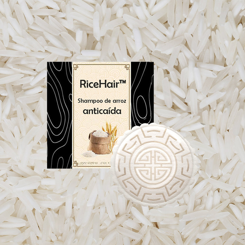 RiceHair™-  Champú de arroz anticaída en barra