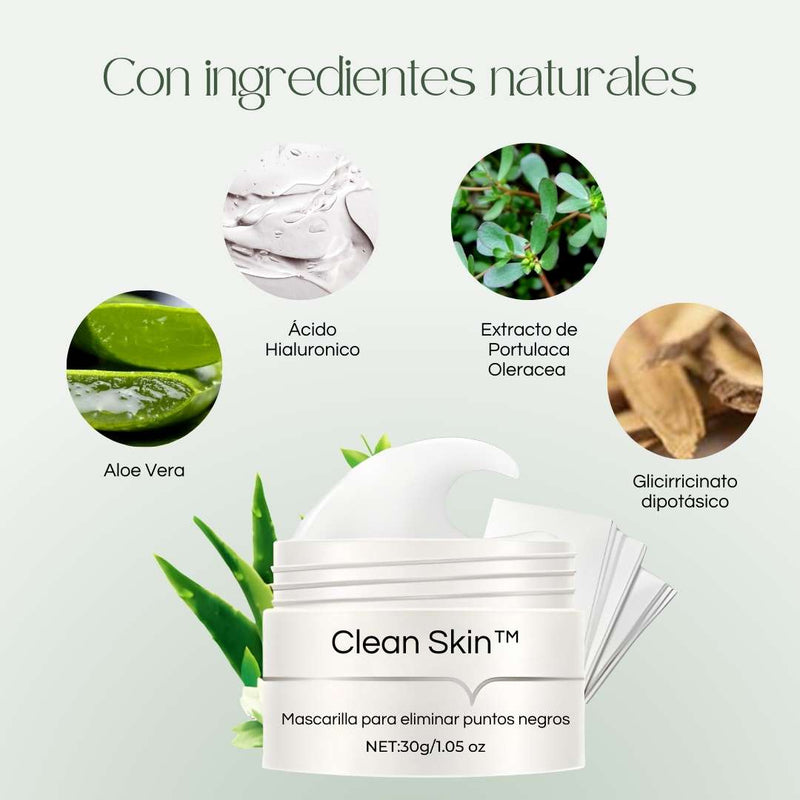 Clean Skin™ | Mascarilla de aloe para puntos negros