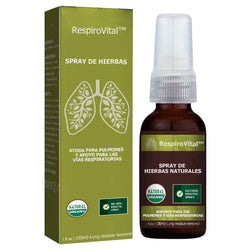 RespiroVital™-  Spray de hierbas para ayudar a los pulmones y las vías respiratorias