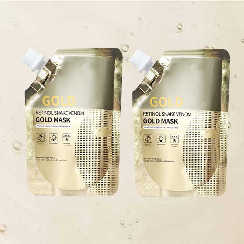 GoldMask™- Mascarilla dorada con veneno de serpiente y retinol